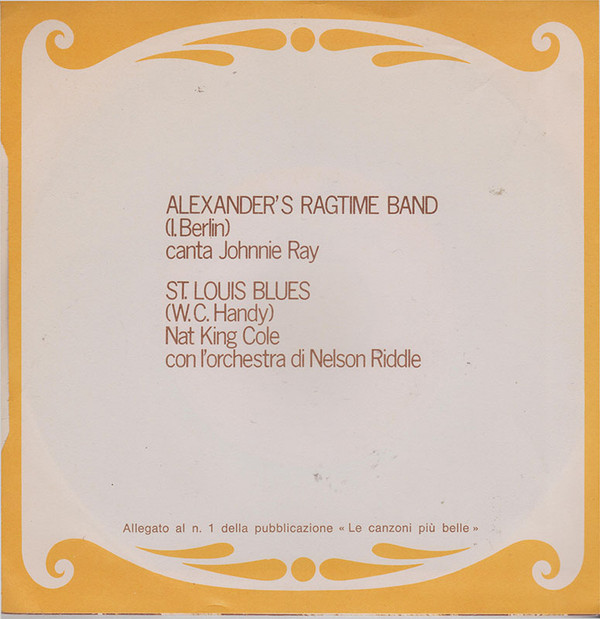 Johnnie Ray - Alexander's Ragtime Band / St. Louis Blues 2 Johnnie Ray - Alexander's Ragtime Band / St. Louis Blues