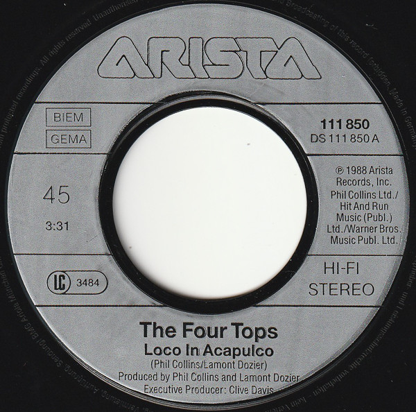 Four Tops - Loco In Acapulco 3 Four Tops - Loco In Acapulco