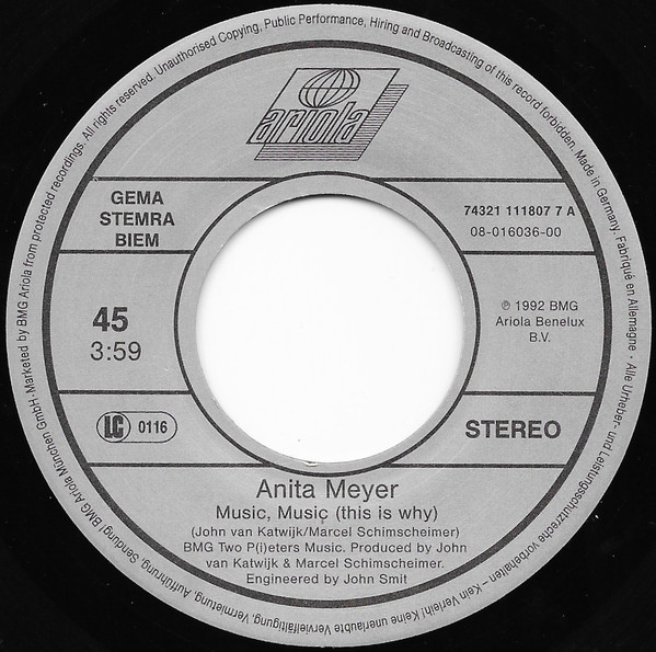 Anita Meyer - Music, Music (This Is Why) 3 Anita Meyer - Music, Music (This Is Why)
