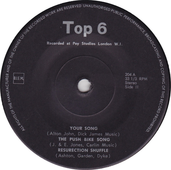 Various - 6 Top Hits From England 3 Various - 6 Top Hits From England