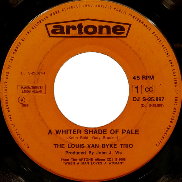 Louis van Dijk - A Whiter Shade Of Pale / With A Little Help From My Friends 2 Louis van Dijk - A Whiter Shade Of Pale / With A Little Help From My Friends