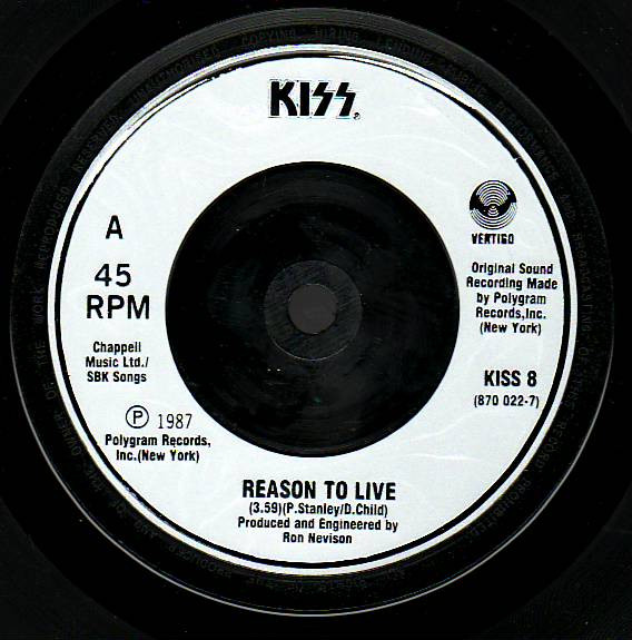 Kiss - Reason To Live 3 Kiss - Reason To Live