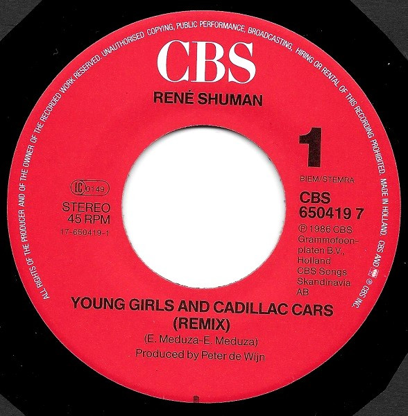 René Shuman - Young Girls And Cadillac Cars (Remix) 3 René Shuman - Young Girls And Cadillac Cars (Remix)