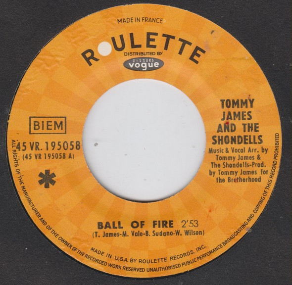 Tommy James & The Shondells - Ball Of Fire 3 Tommy James & The Shondells - Ball Of Fire