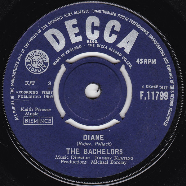 The Bachelors - Diane 1 The Bachelors - Diane