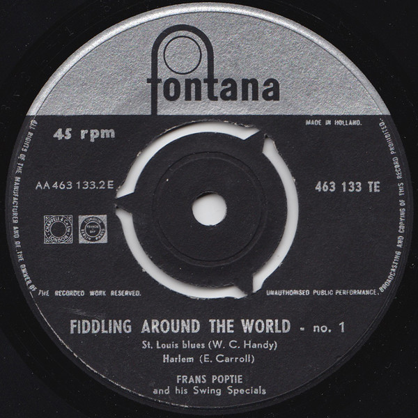 Frans Poptie And His Swing Specials - Fiddling Around The World No. 1 4 Frans Poptie And His Swing Specials - Fiddling Around The World No. 1