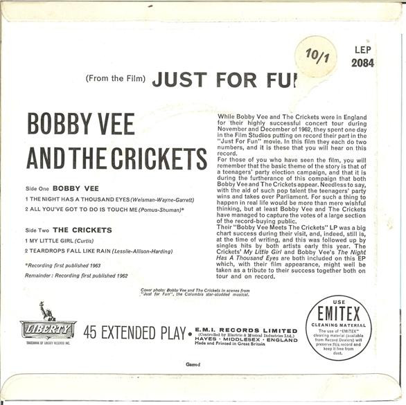 Bobby Vee - Just For Fun 2 Bobby Vee - Just For Fun