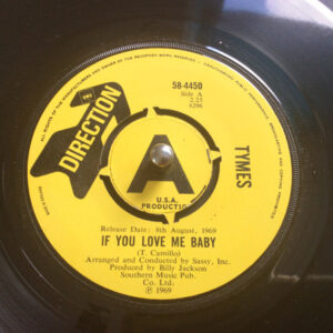 The Tymes - If You Love Me Baby / Find My Way