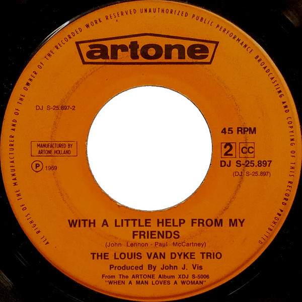 Louis van Dijk - A Whiter Shade Of Pale / With A Little Help From My Friends 3 Louis van Dijk - A Whiter Shade Of Pale / With A Little Help From My Friends