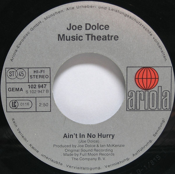 Joe Dolce Music Theatre - Shaddap You Face 3 Joe Dolce Music Theatre - Shaddap You Face