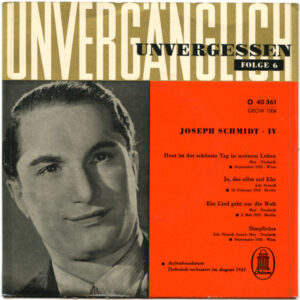 Joseph Schmidt - Joseph Schmidt · IV