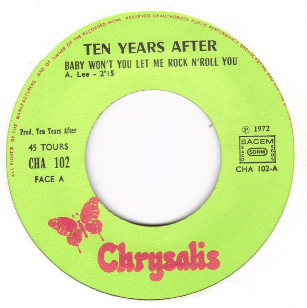 Ten Years After - Baby Won't You Let Me Rock N'roll You / Once There Was A Time 3 Ten Years After - Baby Won't You Let Me Rock N'roll You / Once There Was A Time