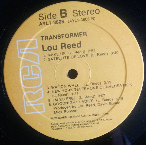 Lou Reed - Transformer 4 Lou Reed - Transformer