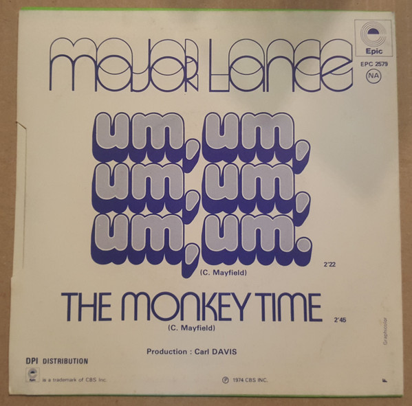 Major Lance - Um, Um, Um, Um, Um, Um / The Monkey Time 2 Major Lance - Um, Um, Um, Um, Um, Um / The Monkey Time