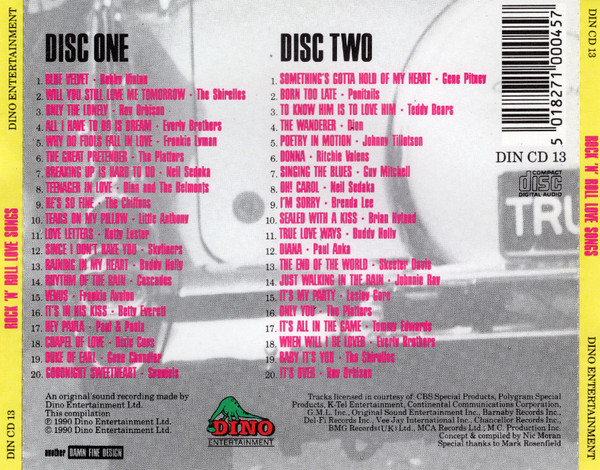 Various - Rock 'N' Roll Love Songs 2 Various - Rock 'N' Roll Love Songs