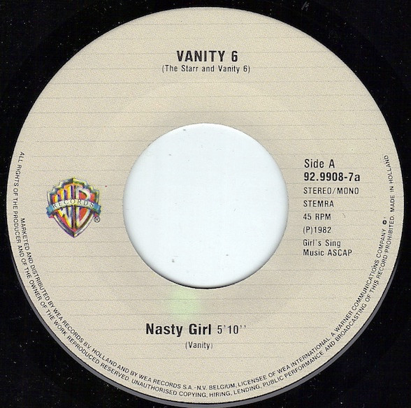 Vanity 6 - Nasty Girl 3 Vanity 6 - Nasty Girl