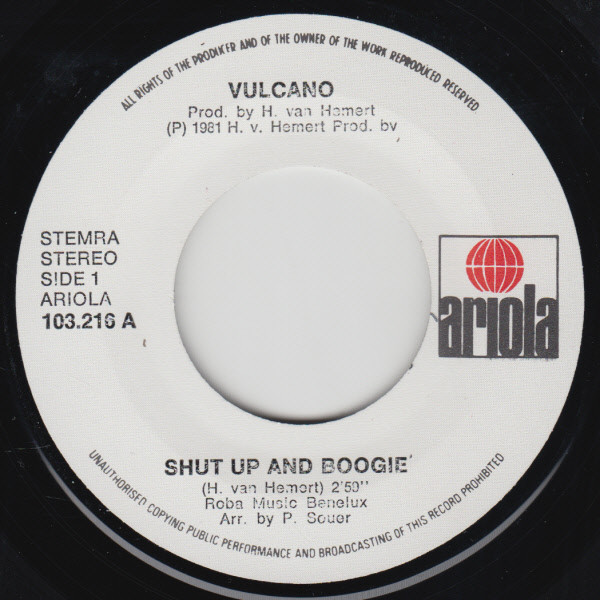 Vulcano (2) - Shut Up And Boogie 2 Vulcano (2) - Shut Up And Boogie