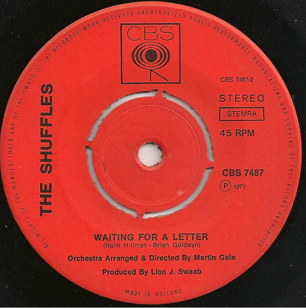 The Shuffles - I Give You My Love / Waiting For A Letter 4 The Shuffles - I Give You My Love / Waiting For A Letter
