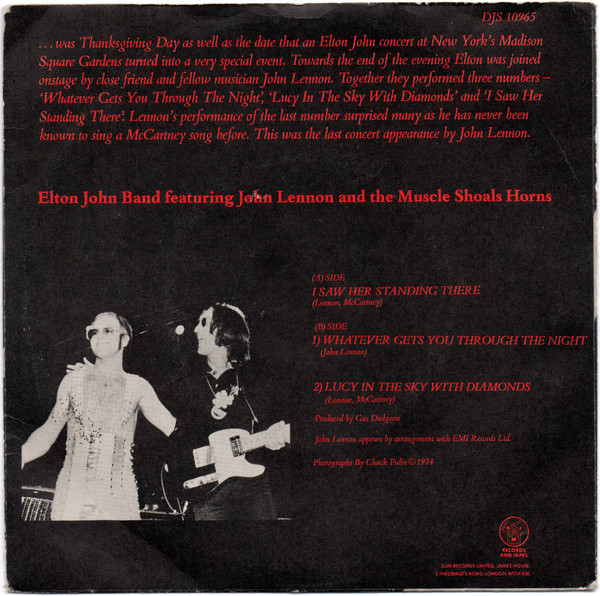 Elton John Band - 28th November 1974... 2 Elton John Band - 28th November 1974...