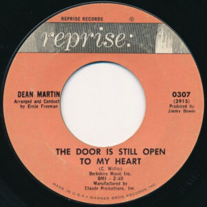 Dean Martin - The Door Is Still Open To My Heart / Every Minute Every Hour
