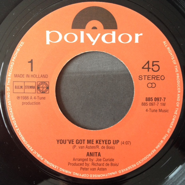 Anita - You've Got Me Keyed Up 3 Anita - You've Got Me Keyed Up