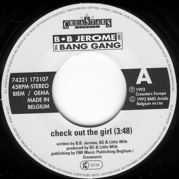 B.B. Jerome & The Bang Gang - Check Out The Girl 3 B.B. Jerome & The Bang Gang - Check Out The Girl