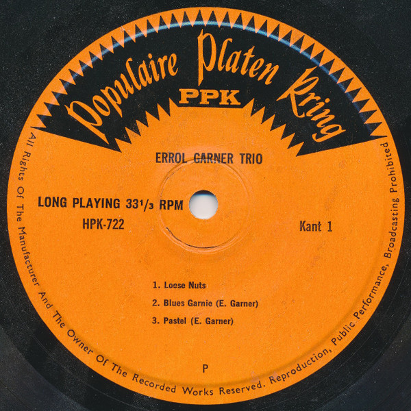 Erroll Garner Trio - Erroll Garner 3 Erroll Garner Trio - Erroll Garner