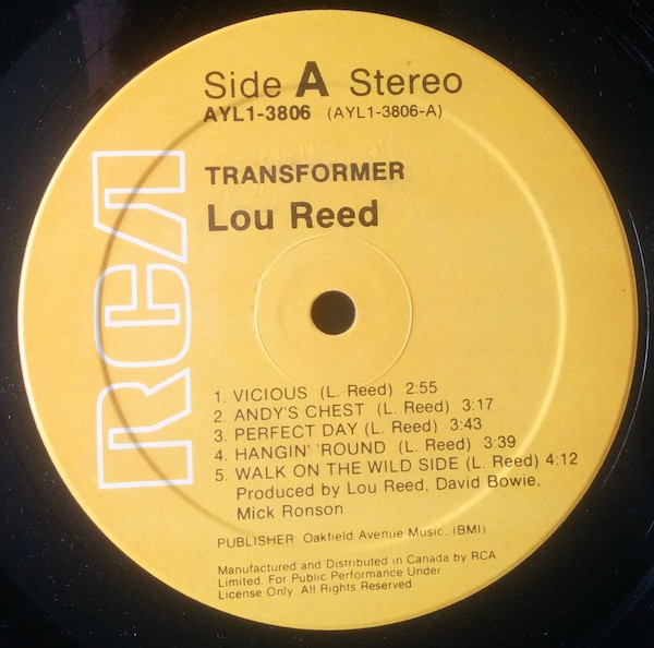Lou Reed - Transformer 3 Lou Reed - Transformer