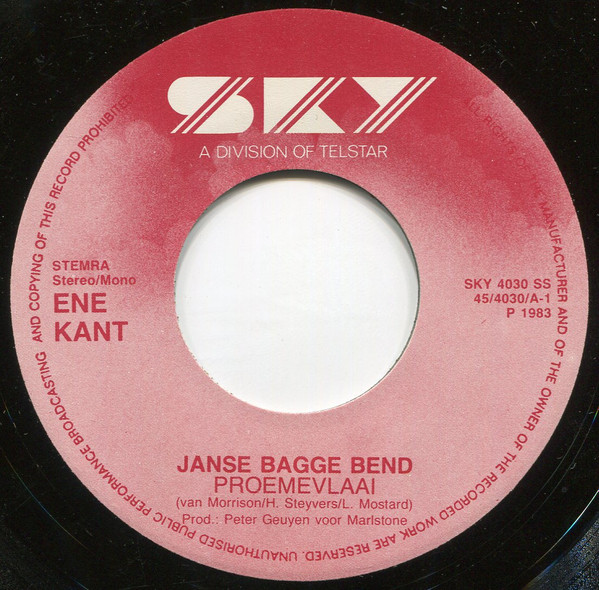Janse Bagge Bend - Proemevlaai 3 Janse Bagge Bend - Proemevlaai