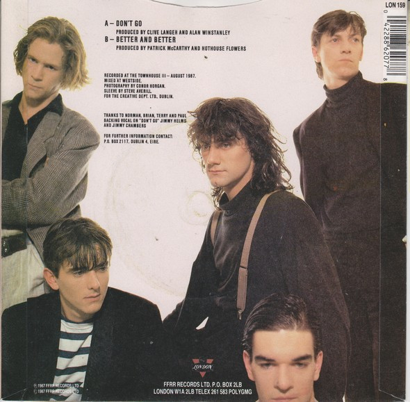 Hothouse Flowers - Don't Go 2 Hothouse Flowers - Don't Go