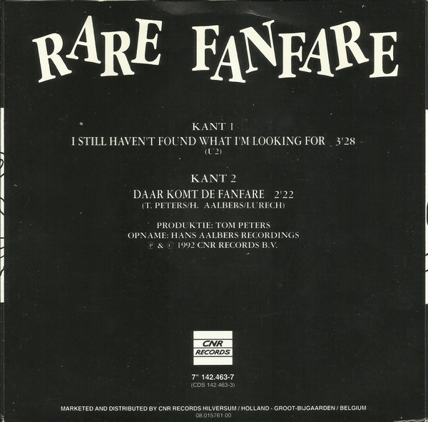 Rare Fanfare - I Still Haven't Found What I'm Looking For 2 Rare Fanfare - I Still Haven't Found What I'm Looking For