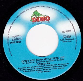 Orkestra (2) - Don't You Read My Letters 3 Orkestra (2) - Don't You Read My Letters