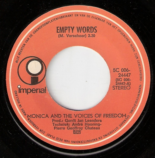 Monica & Voices Of Freedom - Empty Words 3 Monica & Voices Of Freedom - Empty Words