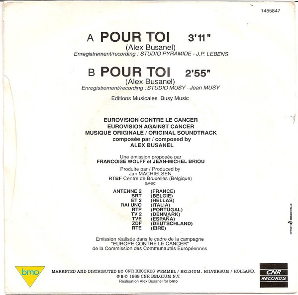 Alex Busanel - Eurovision Contre Le / Against Cancer 2 Alex Busanel - Eurovision Contre Le / Against Cancer