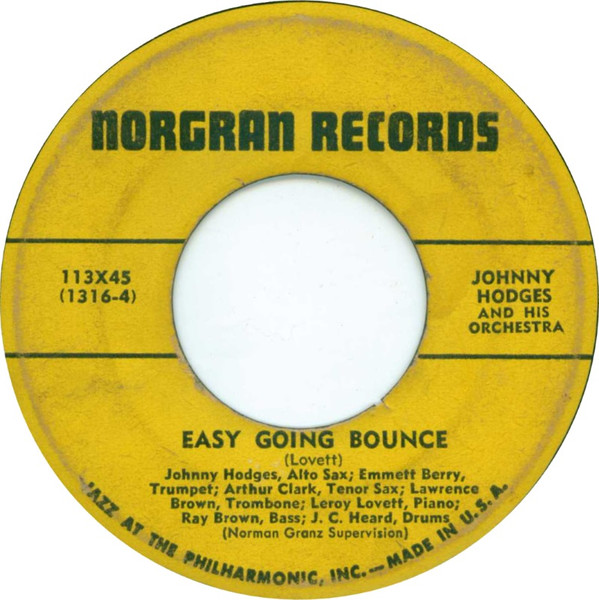 Johnny Hodges And His Orchestra - Easy Going Bounce 1 Johnny Hodges And His Orchestra - Easy Going Bounce