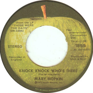 Mary Hopkin - Knock, Knock Who's There / International