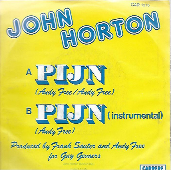 John Horton - Pijn 2 John Horton - Pijn