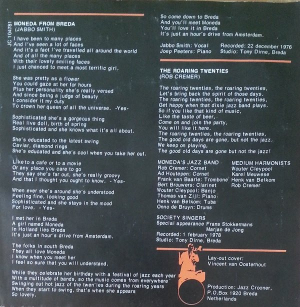 Various - The Roaring Twenties / Moneda From Breda 2 Various - The Roaring Twenties / Moneda From Breda