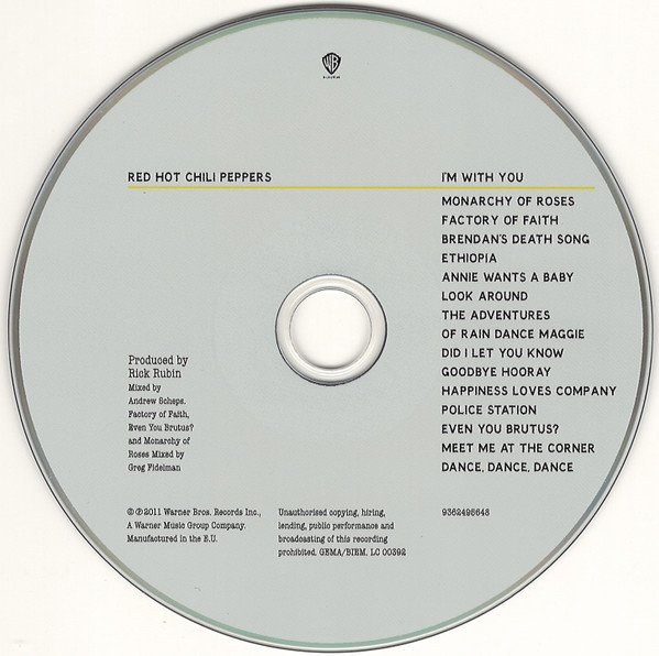 Red Hot Chili Peppers - I'm With You 3 Red Hot Chili Peppers - I'm With You