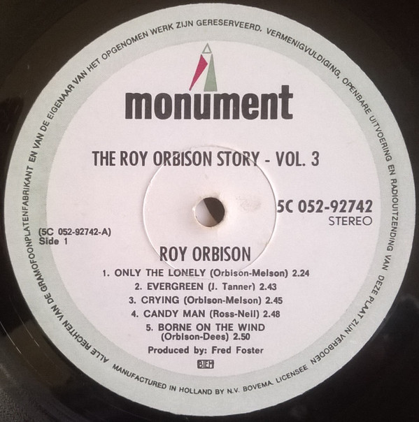 Roy Orbison - The Roy Orbison Story Vol.3 3 Roy Orbison - The Roy Orbison Story Vol.3