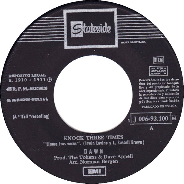 Dawn (5) - Knock Three Times 3 Dawn (5) - Knock Three Times