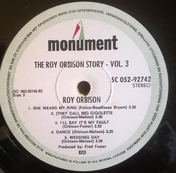 Roy Orbison - The Roy Orbison Story Vol.3 4 Roy Orbison - The Roy Orbison Story Vol.3