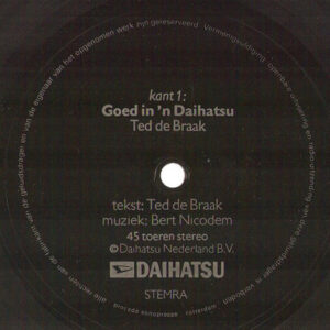 Ted De Braak - Goed In 'N Daihatsu