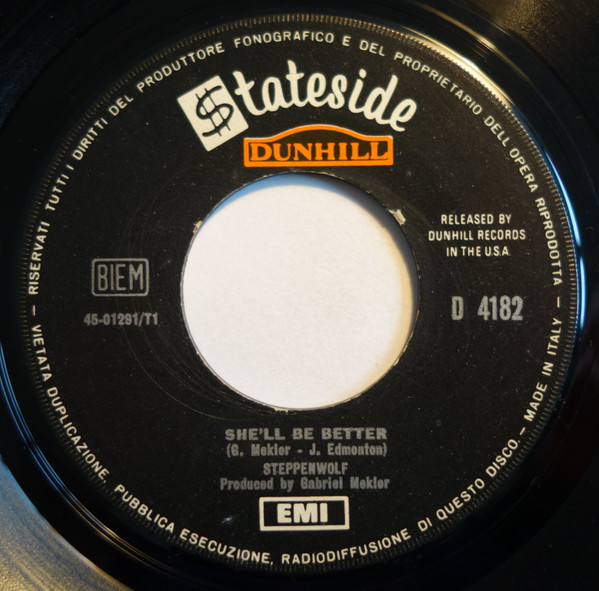 Steppenwolf - Jupiter Child / She'll Be Better 4 Steppenwolf - Jupiter Child / She'll Be Better