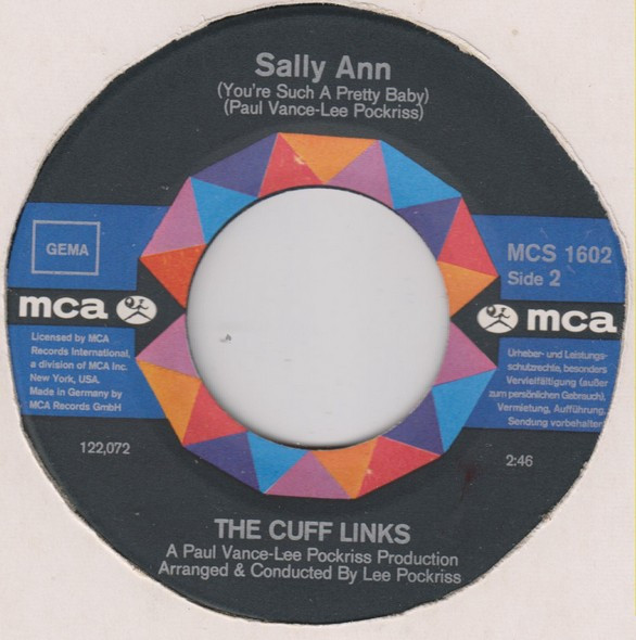 The Cuff Links - When Julie Comes Around / Sally Ann 3 The Cuff Links - When Julie Comes Around / Sally Ann