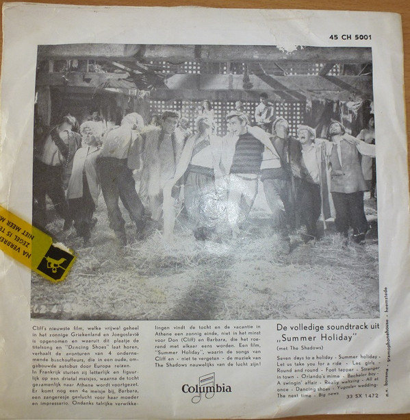 Cliff Richard & The Shadows - Summer Holiday 2 Cliff Richard & The Shadows - Summer Holiday