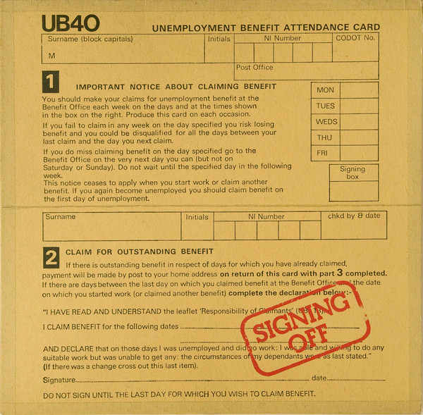 UB40 - Signing Off 1 UB40 - Signing Off