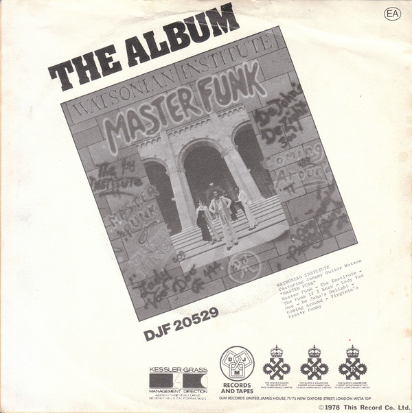 Watsonian Institute - Master Funk 2 Watsonian Institute - Master Funk