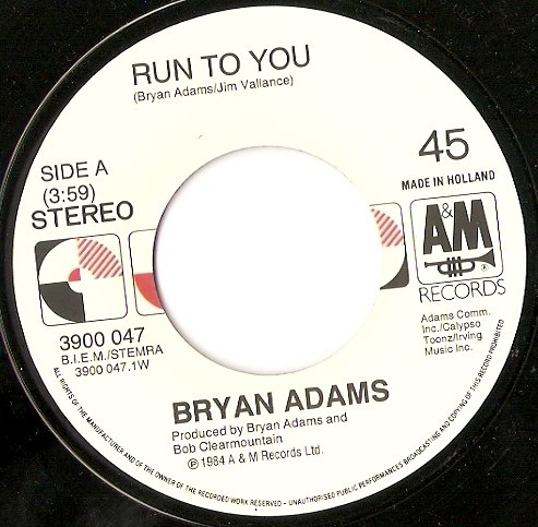 Bryan Adams - Run To You 3 Bryan Adams - Run To You