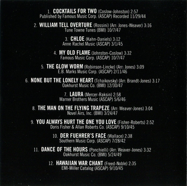 Spike Jones - The Best Of Spike Jones And His City Slickers 2 Spike Jones - The Best Of Spike Jones And His City Slickers